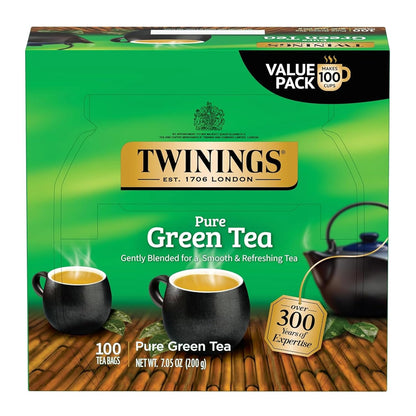 Twinings Mango & Pineapple Herbal Tea Individually Wrapped Bags, 20 Count (Pack of 6), Naturally Caffeine-Free, Enjoy Hot or Iced, 120 Teabags