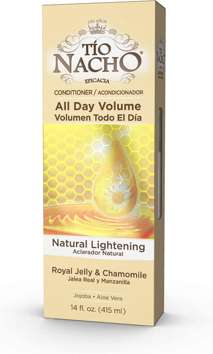 Tio Nacho Natural Lightening and Volumizing Shampoo with Royal Jelly and Chamomile, 14 Ounces