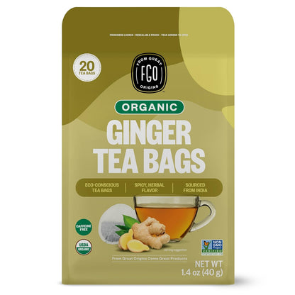 FGO Organic Milk Thistle Tea, 100 Count, Eco-Conscious Herbal Tea Bags, Resealable Bag, Caffeine Free, Packaging May Vary (Pack of 1)
