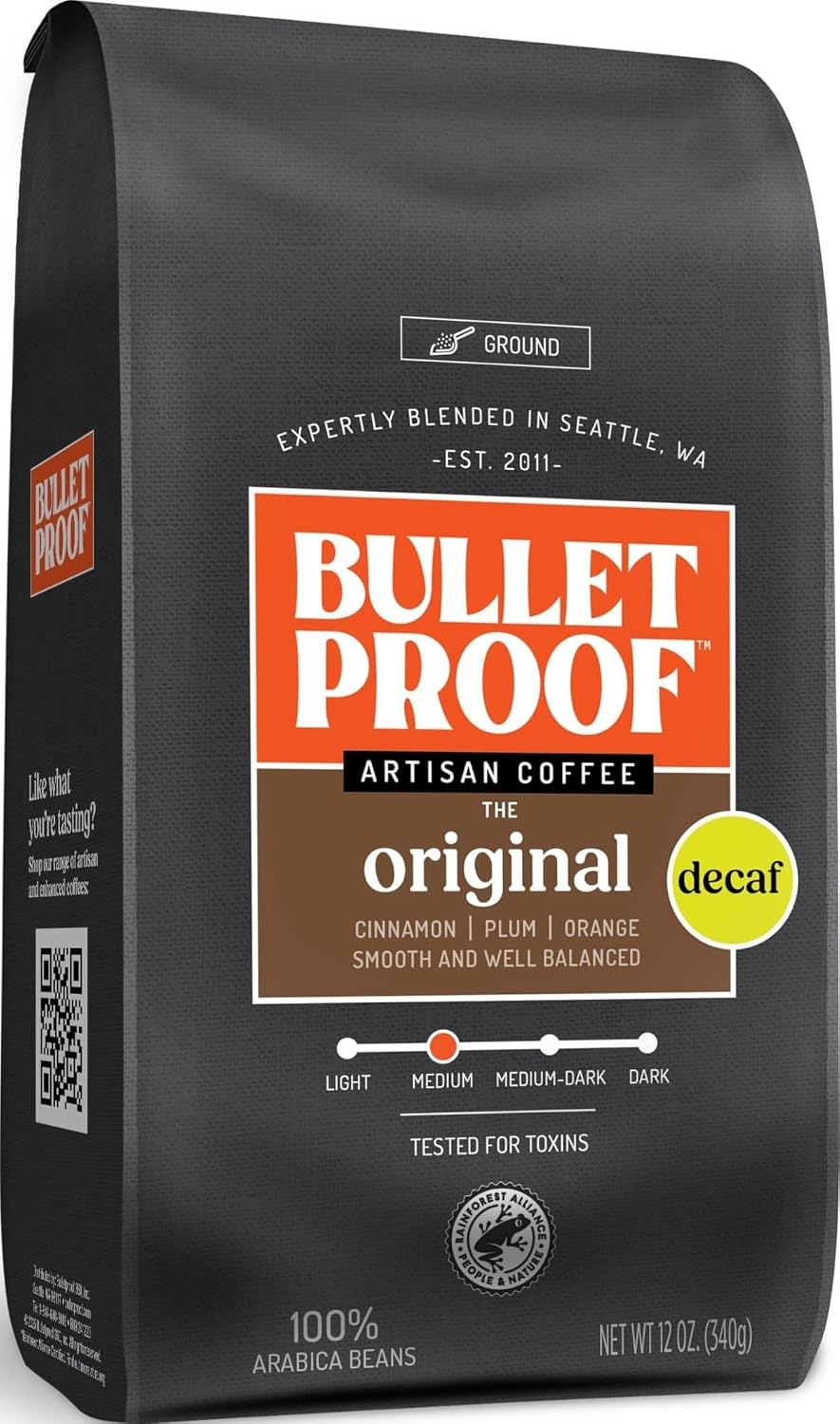 Bulletproof Original Medium Roast Ground Coffee, 12 oz