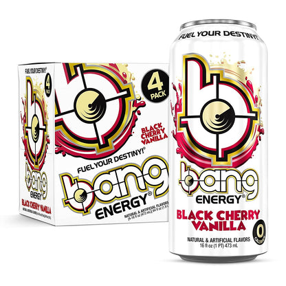 Bang Energy Nectarine Blueberry, Sugar-Free Energy Drink , 16-Ounce.