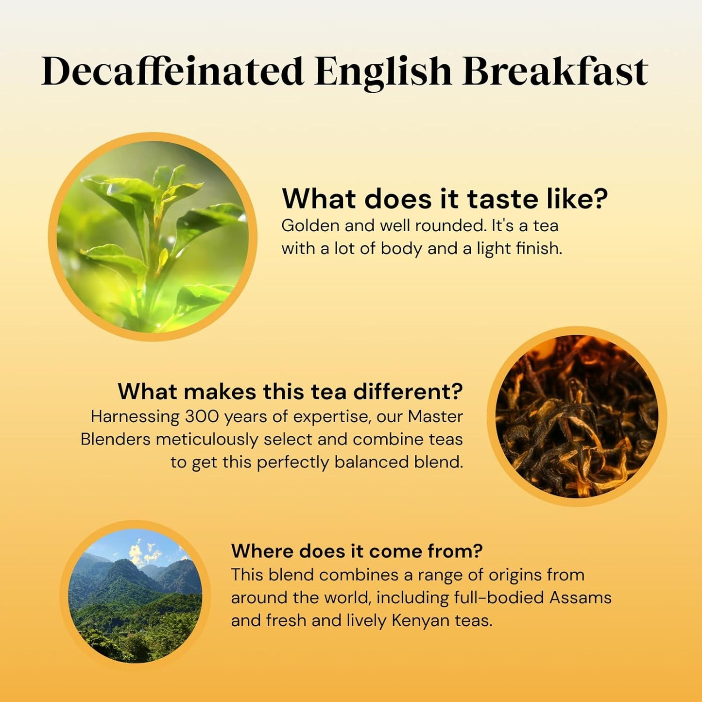 Twinings English Breakfast Decaf Tea | Golden, Well Rounded & Full Bodied Decaffeinated Black Tea | 40 Biodegradable Tea Bags