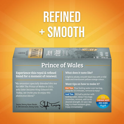 Twinings Wild Berries Herbal Tea Individually Wrapped Bags, 20 Count (Pack of 1), Full-Flavoured, Naturally Caffeine-Free, Enjoy Hot or Iced, 20 Teabags