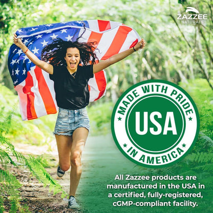 Zazzee Organic Spirulina Powder, 2.2 Pounds (1 KG), USDA Certified, 303 Servings, 100% Pure, Non-Irradiated, Mess-Free Wide Mouth Container, Fresh Smell and Neutral Taste, Vegan, Non-GMO, Gluten-Free