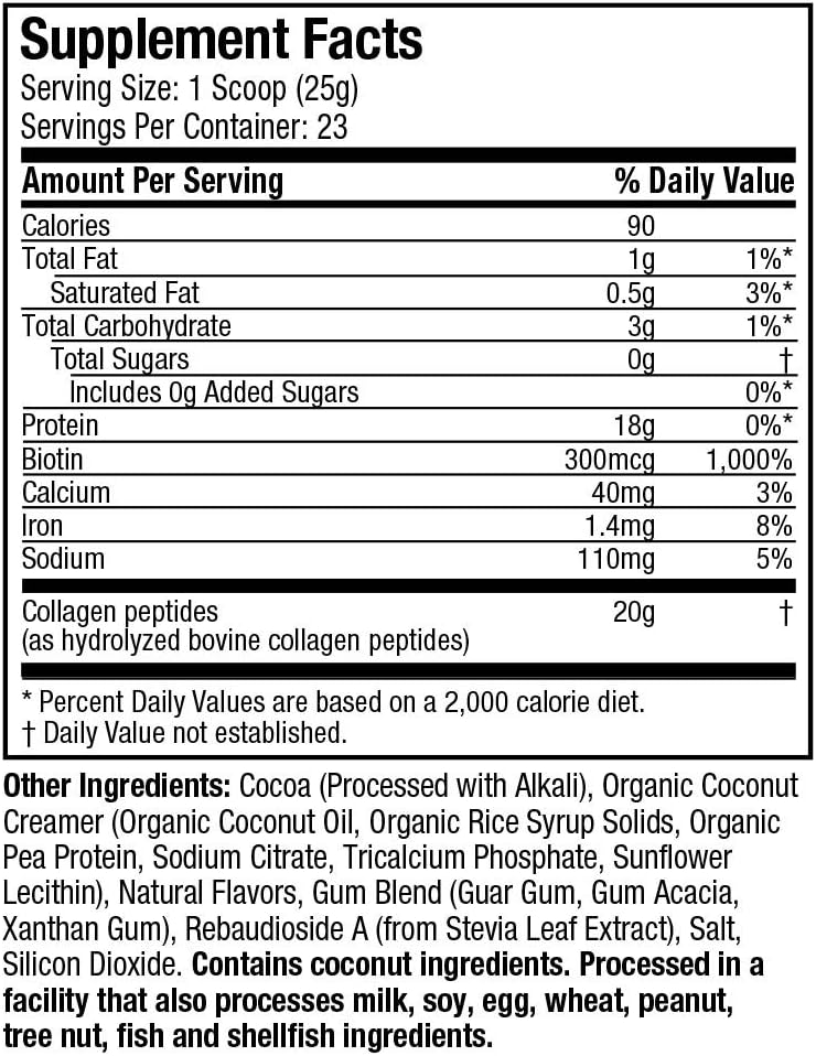 Purely Inspired Collagen Powder |Collagen Peptides Supplements for Women & Men | Collagen Protein Powder with Biotin | Paleo + Keto Certified | Unflavored, 0.9 lb (Packaging May Vary)