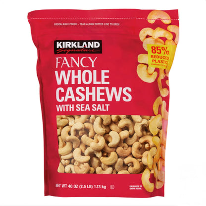 Kirkland Signature (roasted whole) cashews 1.13kg