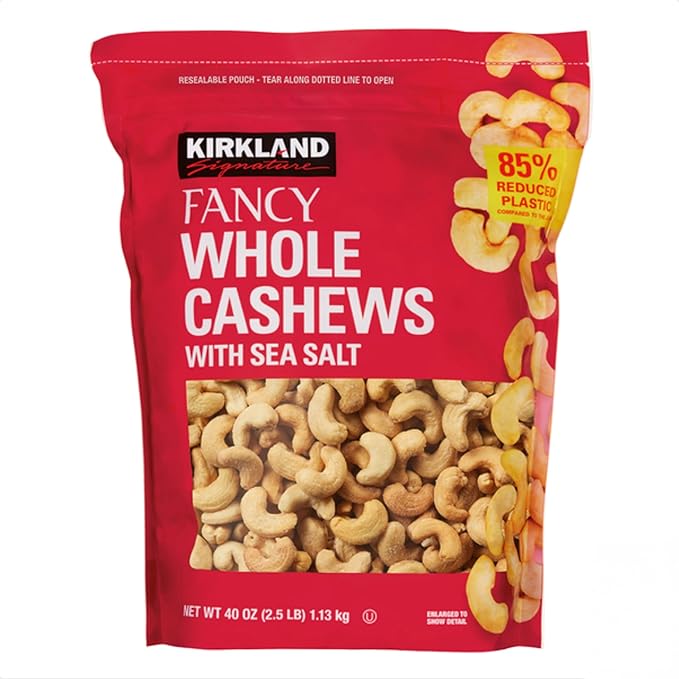 Kirkland Signature (roasted whole) cashews 1.13kg