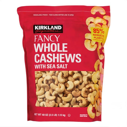 Kirkland Signature (roasted whole) cashews 1.13kg
