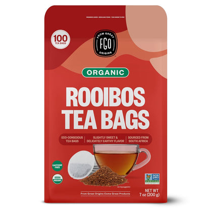 FGO Organic Milk Thistle Tea, 100 Count, Eco-Conscious Herbal Tea Bags, Resealable Bag, Caffeine Free, Packaging May Vary (Pack of 1)