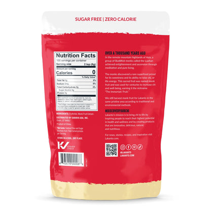 Lakanto Powdered Monk Fruit Sweetener with Erythritol - Powdered Sugar Substitute, Zero Calorie, Keto Diet Friendly, Zero Net Carbs, Baking, Extract, Sugar Replacement
