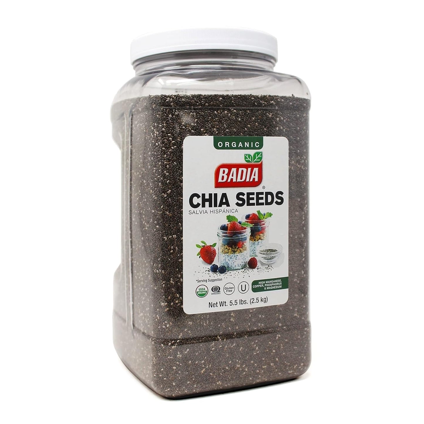 Badia Ground Chia Seeds, 16 oz – Superfood for Smoothies, Baking & Cooking – Source of Fiber, Omega-3 & Protein