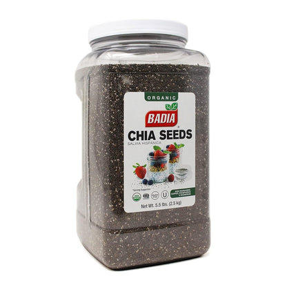 Badia Ground Chia Seeds, 16 oz – Superfood for Smoothies, Baking & Cooking – Source of Fiber, Omega-3 & Protein