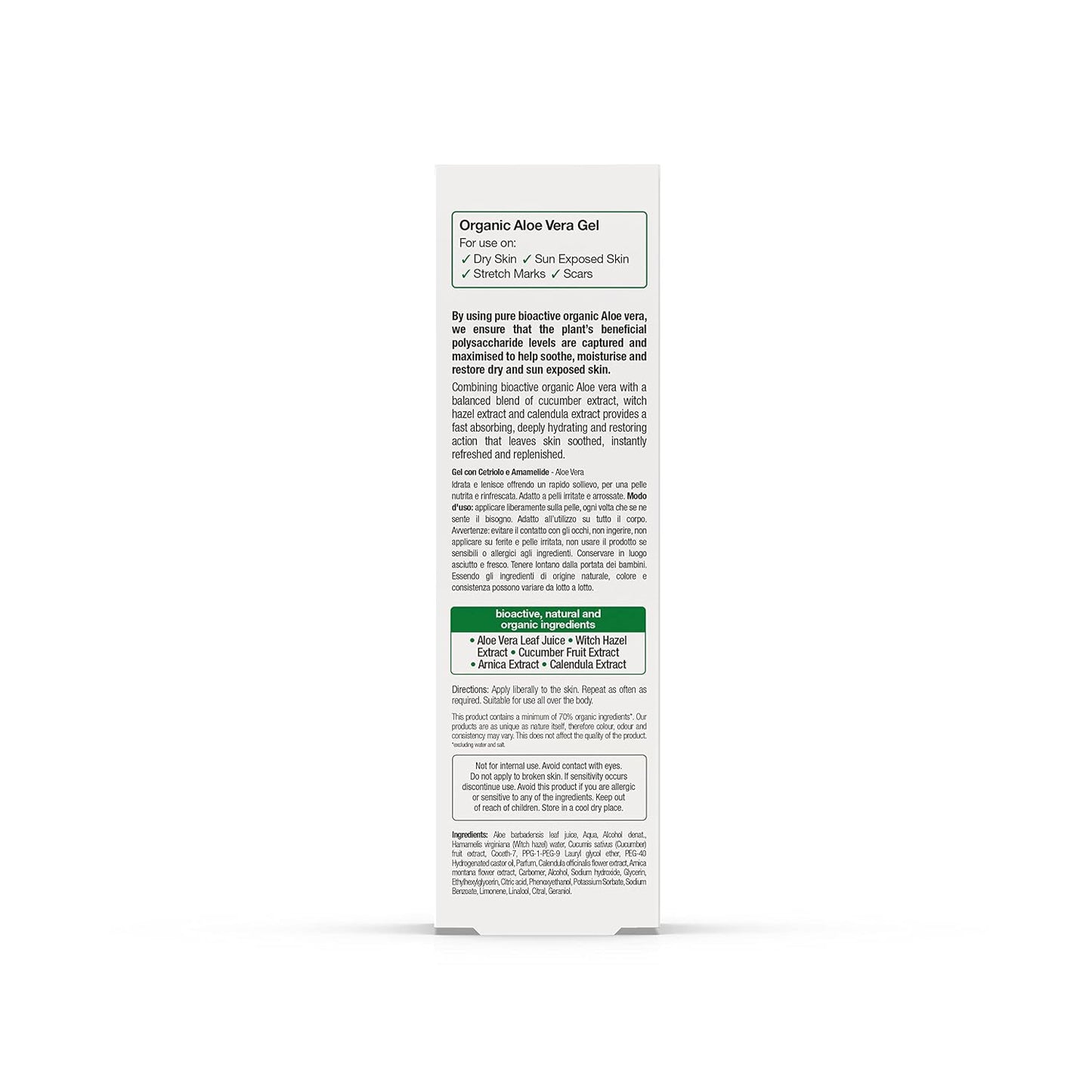 Dr Organic Aloe Vera Cucumber Gel 200ml