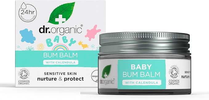 Dr Organic Baby Bum Balm with Calendula, 50ml