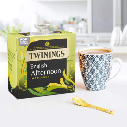 Twinings English Breakfast Decaf Tea | Golden, Well Rounded & Full Bodied Decaffeinated Black Tea | 40 Biodegradable Tea Bags