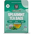 Organic Spearmint Leaf Tea Bags | 20 Count Tea Bags | Eco-Conscious Tea Bags in Foil Lined Kraft Pouch | Raw from USA | by FGO