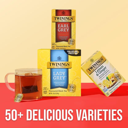 Twinings Wild Berries Herbal Tea Individually Wrapped Bags, 20 Count (Pack of 1), Full-Flavoured, Naturally Caffeine-Free, Enjoy Hot or Iced, 20 Teabags