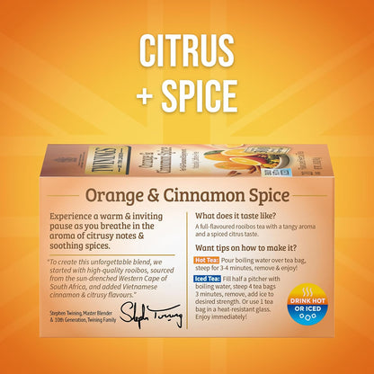 Twinings Wild Berries Herbal Tea Individually Wrapped Bags, 20 Count (Pack of 1), Full-Flavoured, Naturally Caffeine-Free, Enjoy Hot or Iced, 20 Teabags