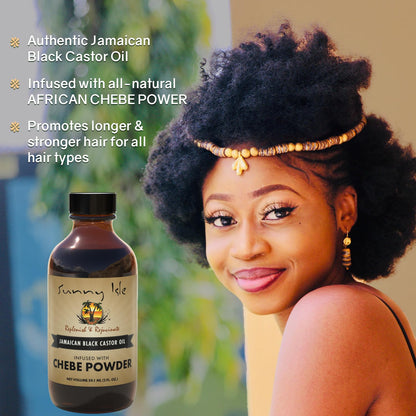 Sunny Isle Jamaican Black Castor Oil 4oz | 100% Natural for Hair, Scalp and Skin Care
