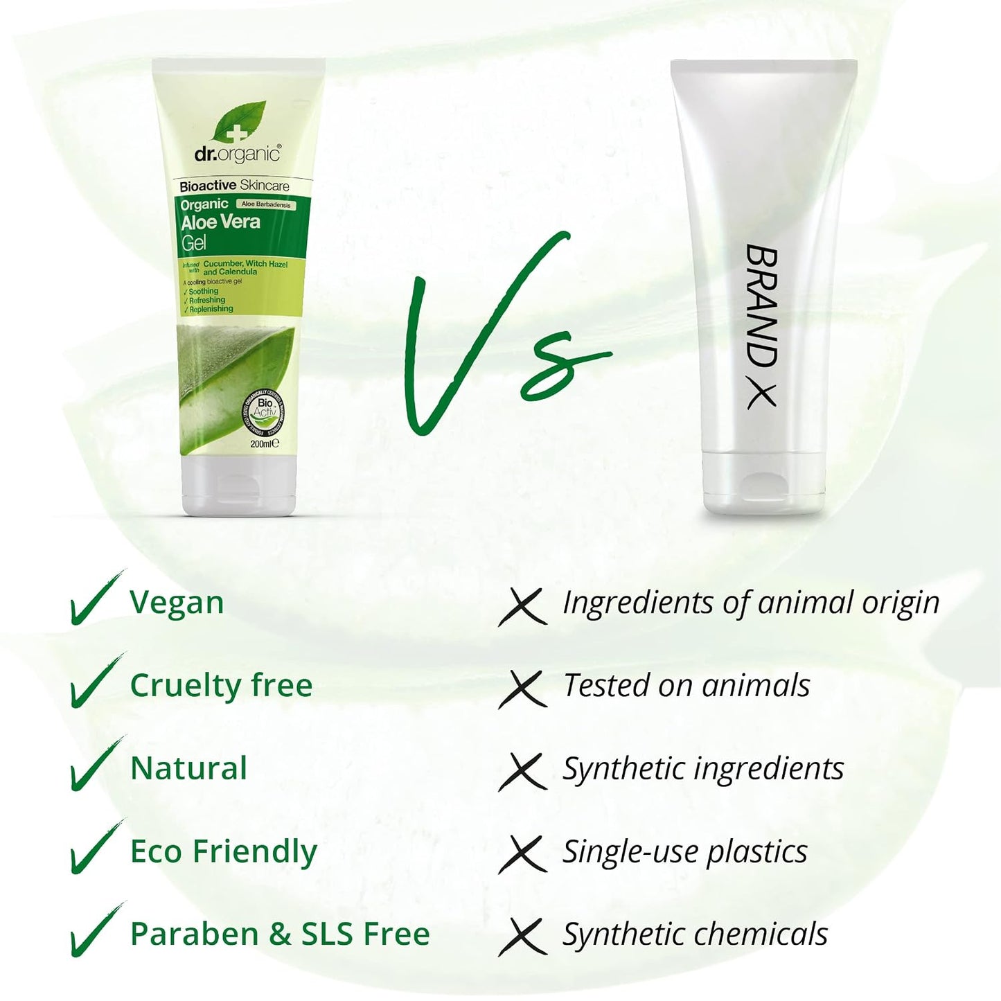 Dr Organic Aloe Vera Cucumber Gel 200ml