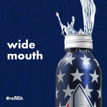 PATH Water Made in USA Ultra-Purified Water in Aluminum Bottle - BPA-Free, Reusable, Infinitely Recyclable - 25 fl oz (Pack of 12)