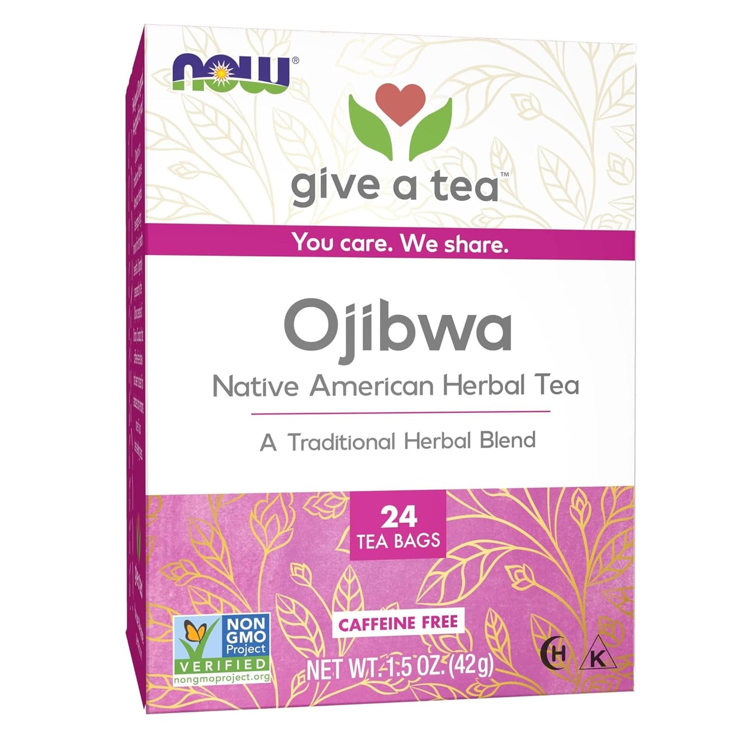 Give A Tea TLC Throat & Lung Care Elderberry Tea Blend, Caffeine-Free, Kosher, Halal, Non-GMO, 24 Tea Bags, 1.7 Ounce (Pack of 6)