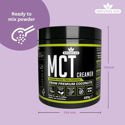 Natures Aid 100 Percent MCT Oil, Premium Coconut Oil, Sustainably Sourced, Add to Coffees or Shakes, Vegan, 500 ml