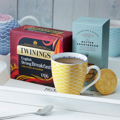 Twinings English Breakfast Decaf Tea | Golden, Well Rounded & Full Bodied Decaffeinated Black Tea | 40 Biodegradable Tea Bags