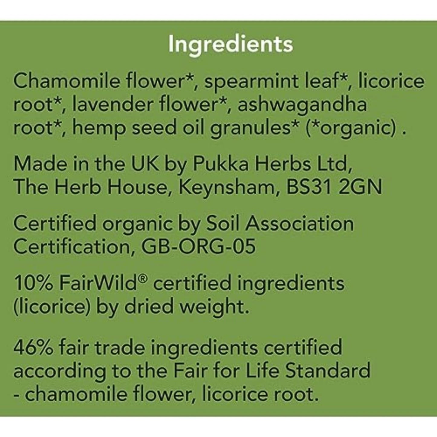 Pukka Peace Organic Tea Bags, Herbal Tea with Spearmint, Ashwagandha, and Hemp Seed Oil, Perfect for Balanced Tranquility, Caffeine Free, 80 Total Tea Bags.