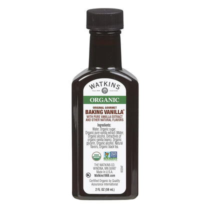 Watkins Organic Pure Vanilla Alcohol Free Flavoring, 2 Fl. Oz (Pack of 1)