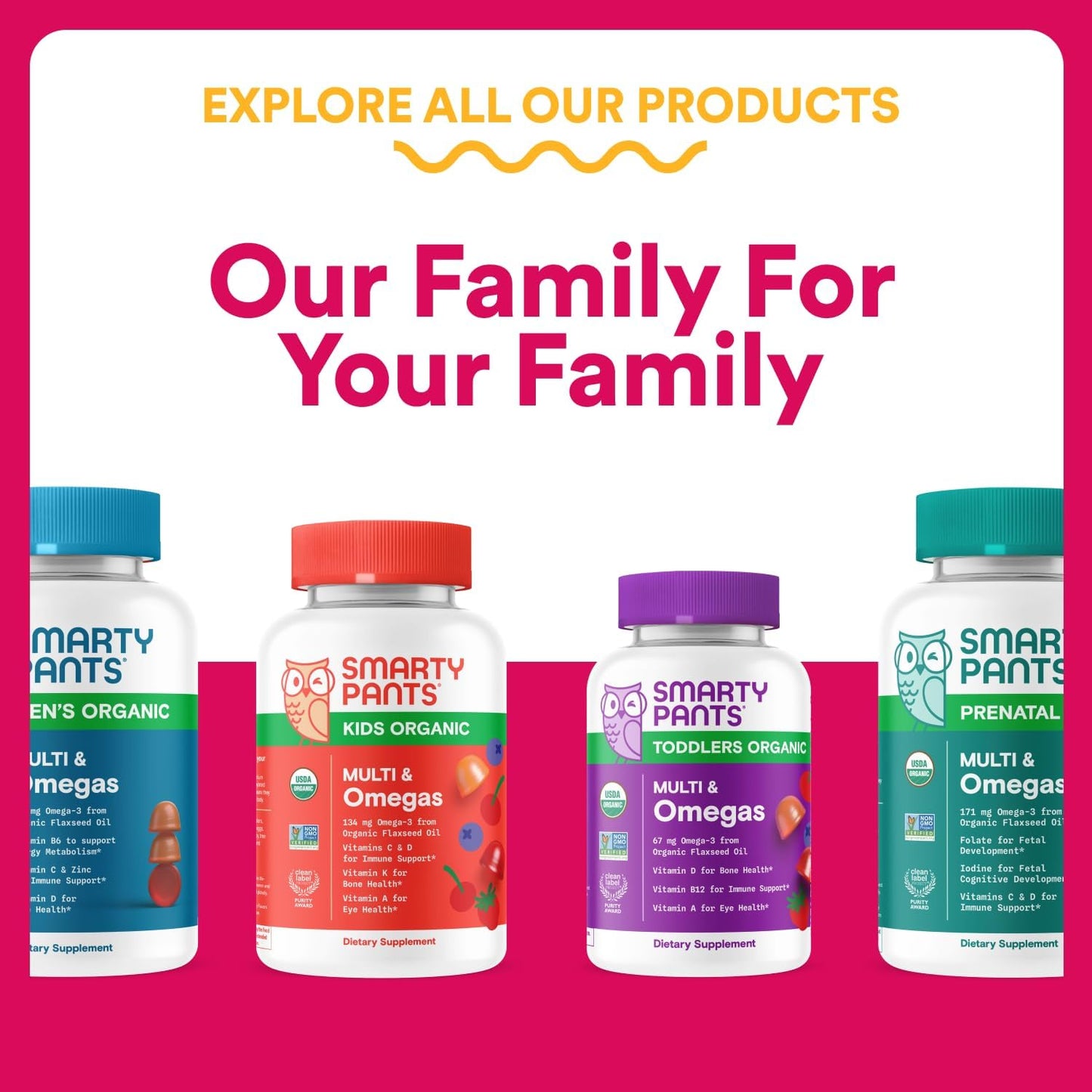 SmartyPants Women's Multivitamin Gummies: Omega 3 Fish Oil (EPA/DHA), Methylfolate, CoQ10, Vitamin D3, C, Vitamin B12, B6, A, K & Zinc, Inositol, Gluten Free, 180 Count (30 Day Supply)