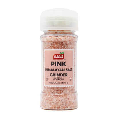 Badia Pink Himalayan Salt Grinder, 4.5 Ounce