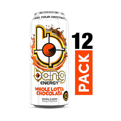 Bang Energy Nectarine Blueberry, Sugar-Free Energy Drink , 16-Ounce.