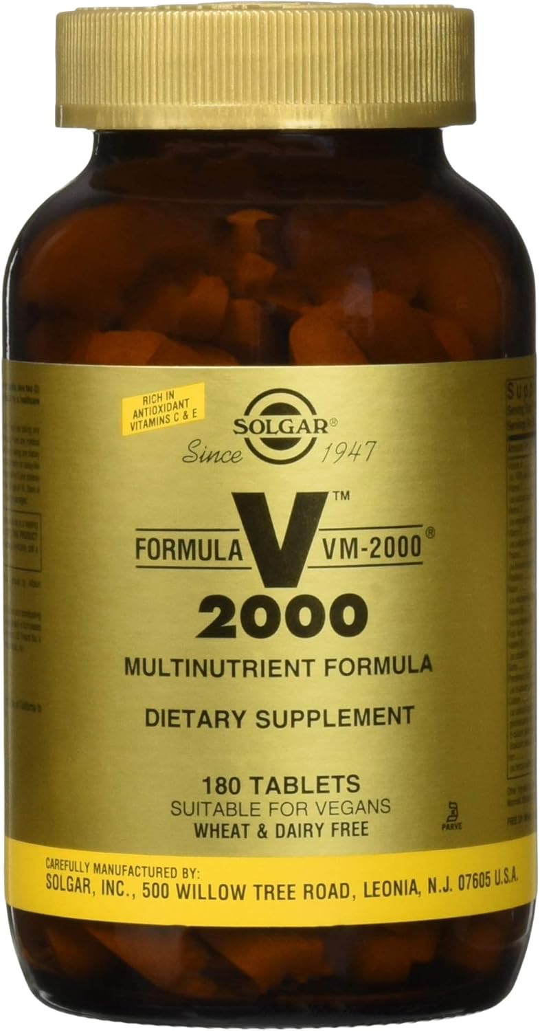 Solgar, Formula Vm 2000 Multinutrient System, 180 Count