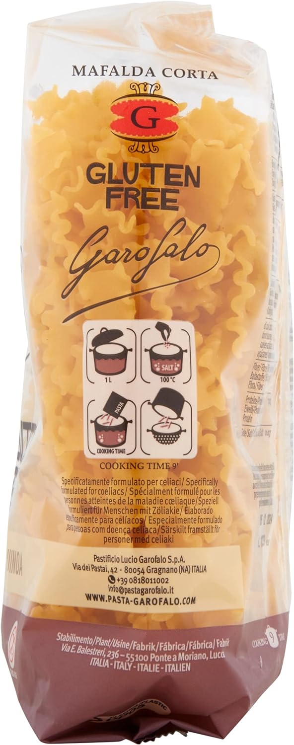 Garofalo Gluten Free Linguine Italian Dried Pasta, 400g - Suitable for Coeliac and Vegan diets (Pack of 1)