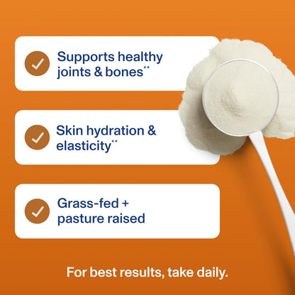 Vital Proteins Collagen Peptides Powder - Grass Fed Collagen Peptides for Hair, Nail, Skin, Bone & Joint Health, Vanilla, 23.2 Ounces