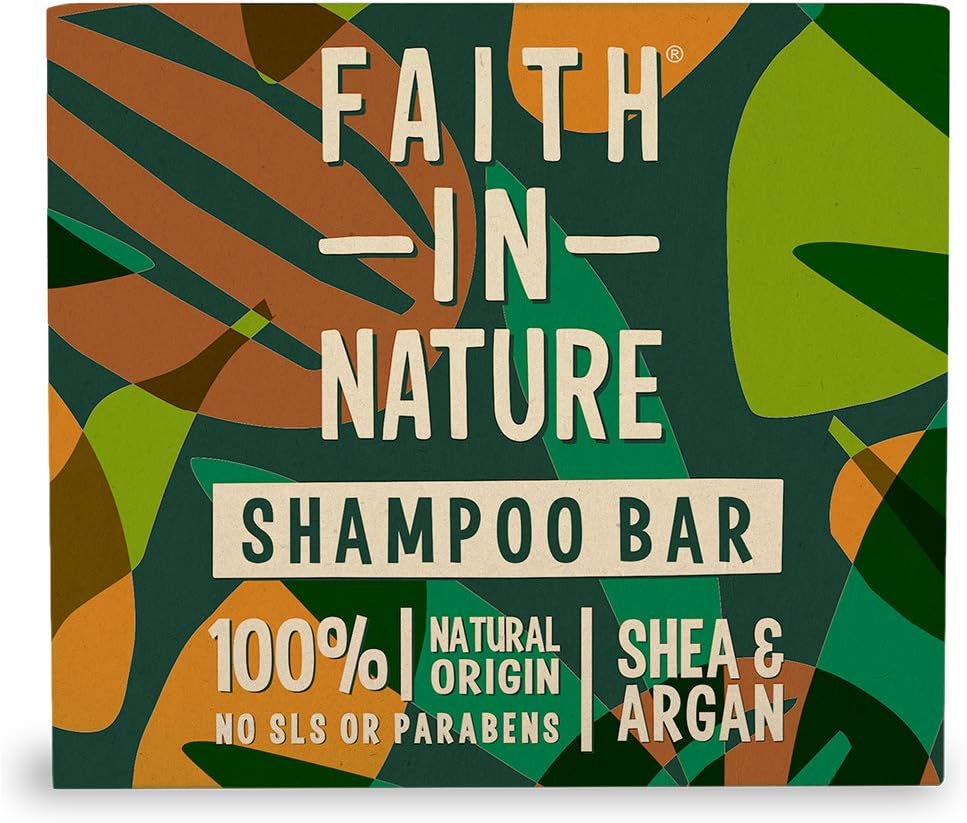 Faith In Nature Natural Dragon Fruit Shampoo Bar, Revitalising, Vegan and Cruelty Free, No SLS or Parabens, For Normal to Dry Hair, 85 g