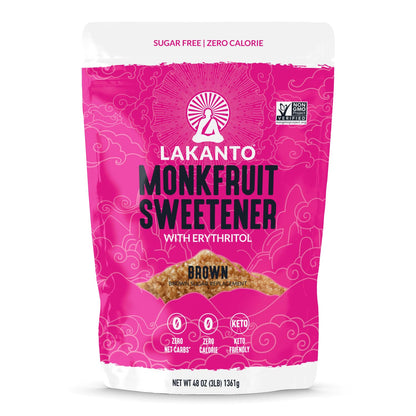Lakanto Powdered Monk Fruit Sweetener with Erythritol - Powdered Sugar Substitute, Zero Calorie, Keto Diet Friendly, Zero Net Carbs, Baking, Extract, Sugar Replacement