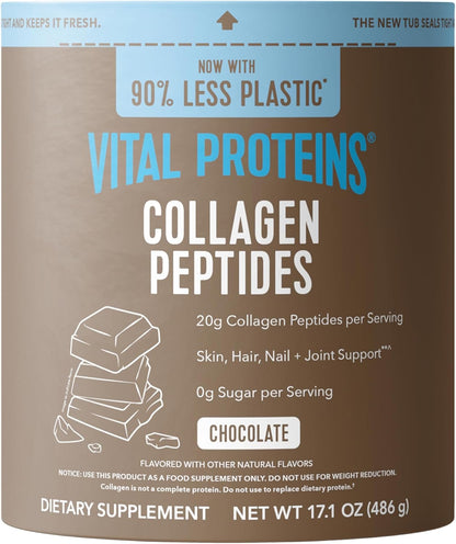 Vital Proteins Collagen Peptides Powder - Grass Fed Collagen Peptides for Hair, Nail, Skin, Bone & Joint Health, Vanilla, 23.2 Ounces