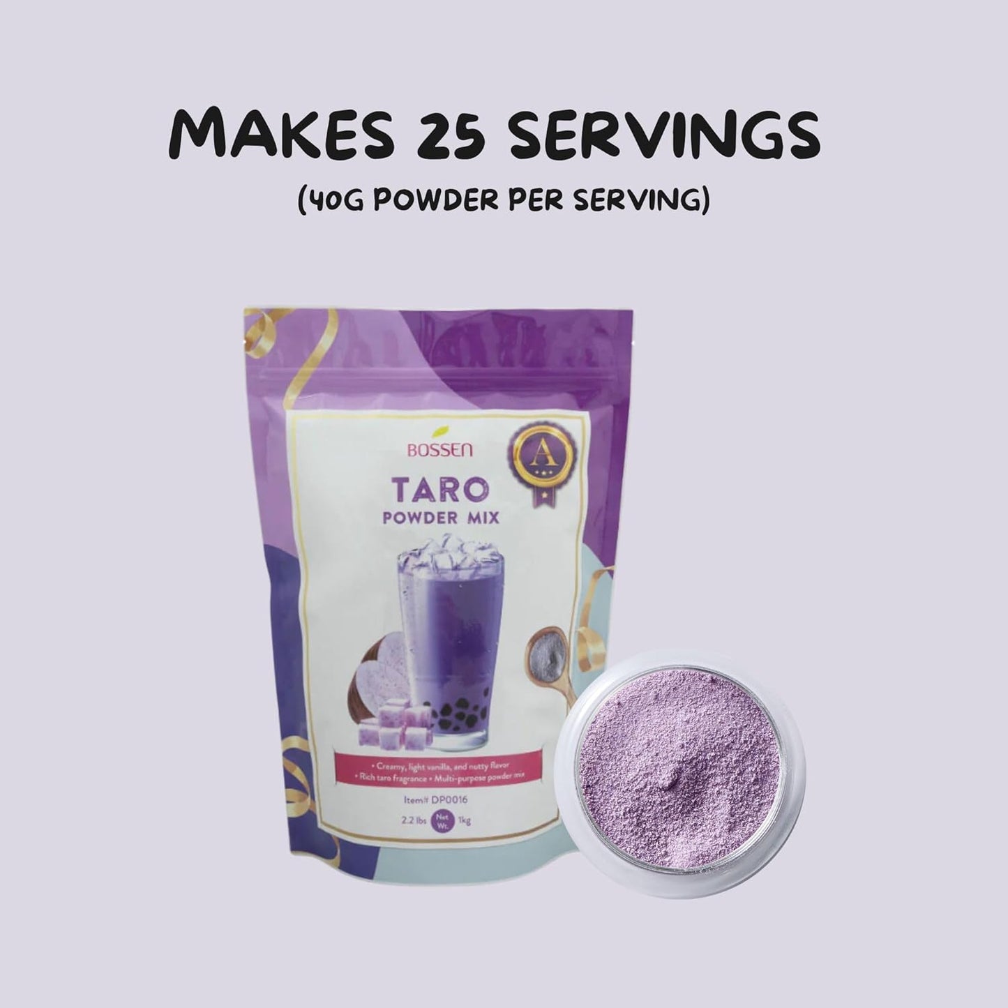 Bossen Bubble Tea Powder Mix (Taro Grade A)