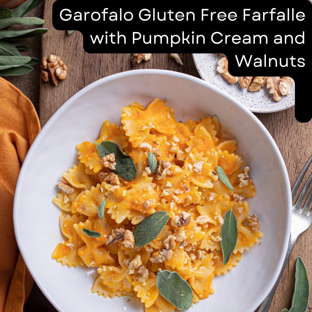 Garofalo Gluten Free Farfalle Italian Dried Pasta, 400g - Suitable for Coeliac and Vegan diets (Pack of 1)