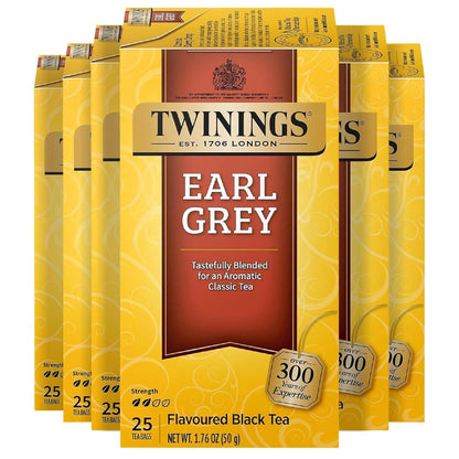 Twinings Mango & Pineapple Herbal Tea Individually Wrapped Bags, 20 Count (Pack of 6), Naturally Caffeine-Free, Enjoy Hot or Iced, 120 Teabags