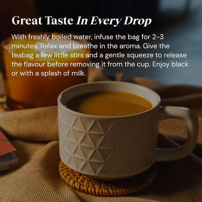 Twinings English Breakfast Decaf Tea | Golden, Well Rounded & Full Bodied Decaffeinated Black Tea | 40 Biodegradable Tea Bags