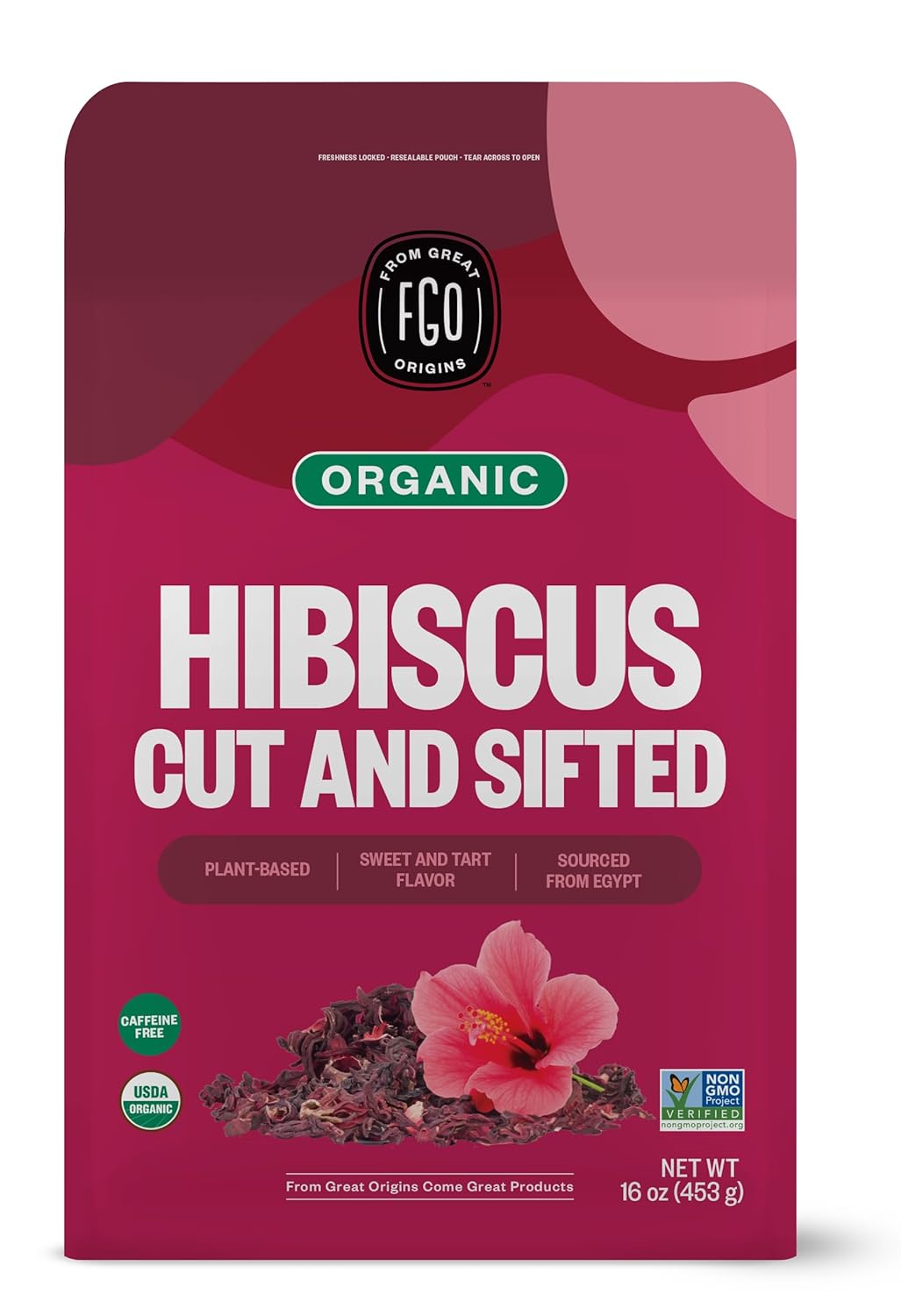 FGO Organic Milk Thistle Tea, 100 Count, Eco-Conscious Herbal Tea Bags, Resealable Bag, Caffeine Free, Packaging May Vary (Pack of 1)