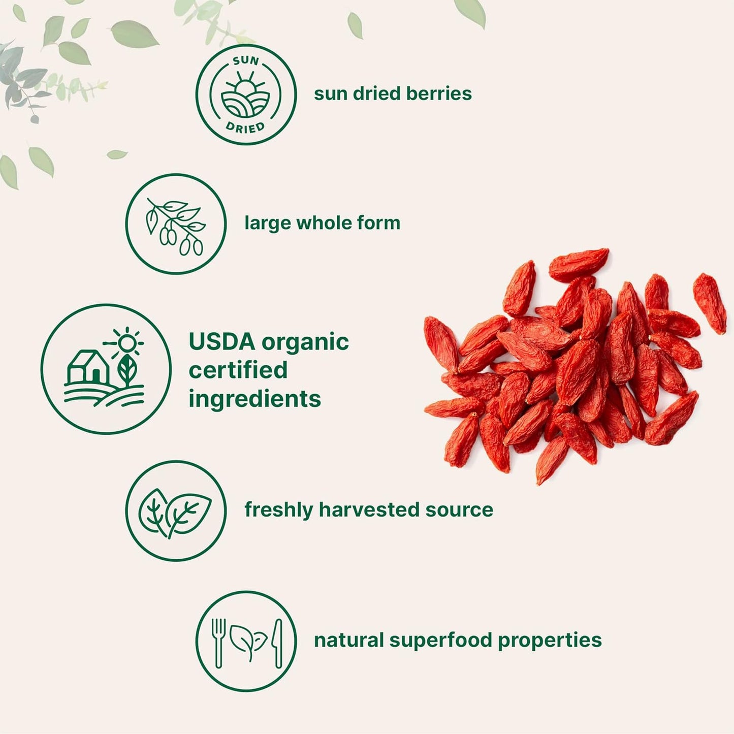 Organic Acerola Powder, 8oz | Natural Organic Vitamin C Superfood | No Sugar & Additives | Great Flavor for Drinks, Smoothie, & Beverages | Non-GMO & Vegan Friendly, Brazil Origin