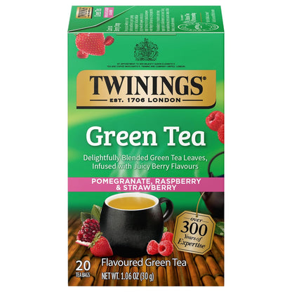 Twinings Mango & Pineapple Herbal Tea Individually Wrapped Bags, 20 Count (Pack of 6), Naturally Caffeine-Free, Enjoy Hot or Iced, 120 Teabags