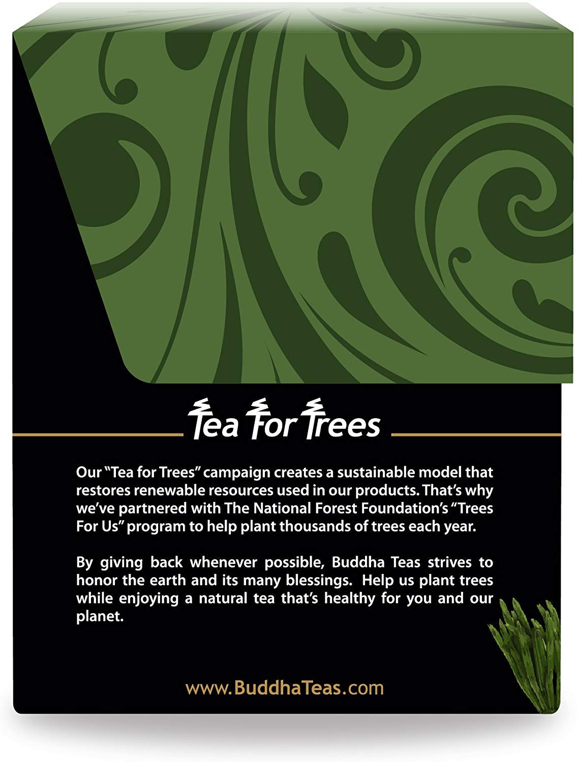 Buddha Teas - Chaga Tea - Organic Herbal Tea - For Cognitive Balance & Overall Health - With Chaga Mushroom, Antioxidants & B Vitamins - Caffeine Free - OU Kosher - 18 Tea Bags (Pack of 1)