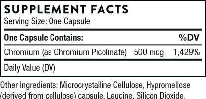 Thorne Research - Chromium Picolinate - Weight Management & Dietary Support - 60 Capsules
