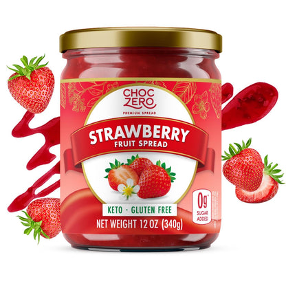 ChocZero Sugar Free Orange Marmalade - Sweet Keto Jam Spread with Oranges - No Added Sugars (1 Jar, 12oz)