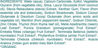 Himalaya Botanique Complete Care Toothpaste, Spearmint Flavor, Fights Plaque, Freshens Breath, Fluoride Free, No Artificial Flavors, SLS Free, Cruelty Free, Foaming, 5.29 Oz, 1 Pack